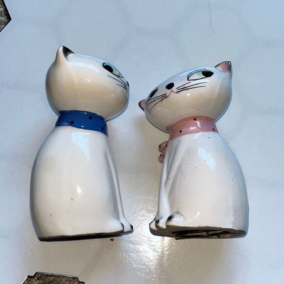 Vintage Holt Howard Cuddle Cats Salt & Pepper Shakers - Picture 8 of 13
